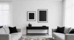 layer black accents effectively