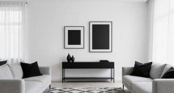 layer black accents effectively