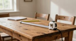 measure dining space properly