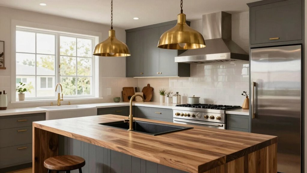 mixing metals creates layered charm