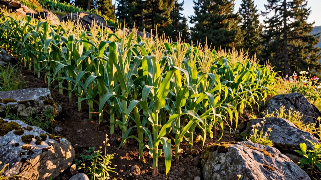 mountain clearing crops