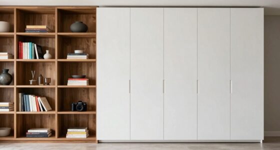 open or closed storage options