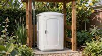 optimal composting toilet placement
