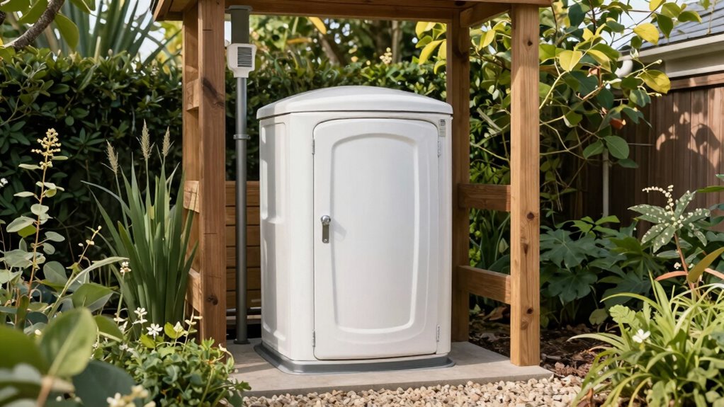 optimal composting toilet placement