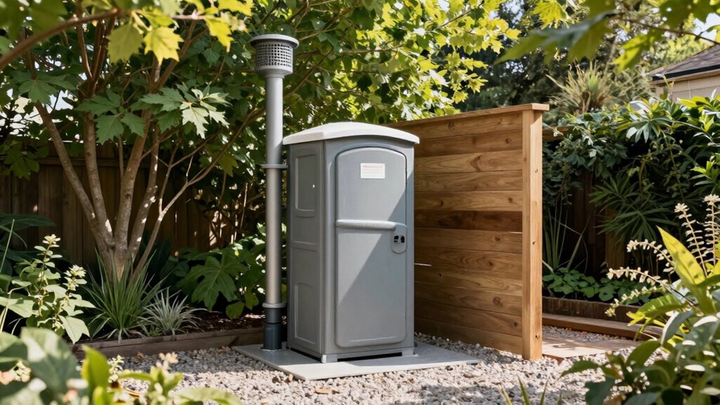 optimal composting toilet placement