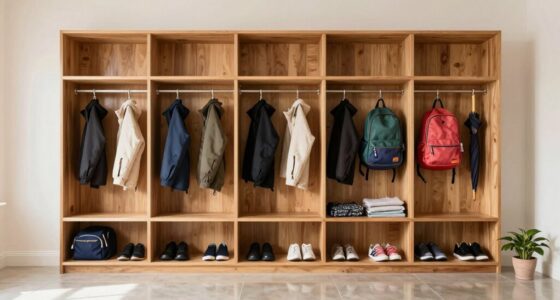 organized mudroom design tips