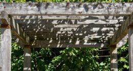 pergola materials for aging