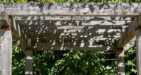 pergola materials for aging