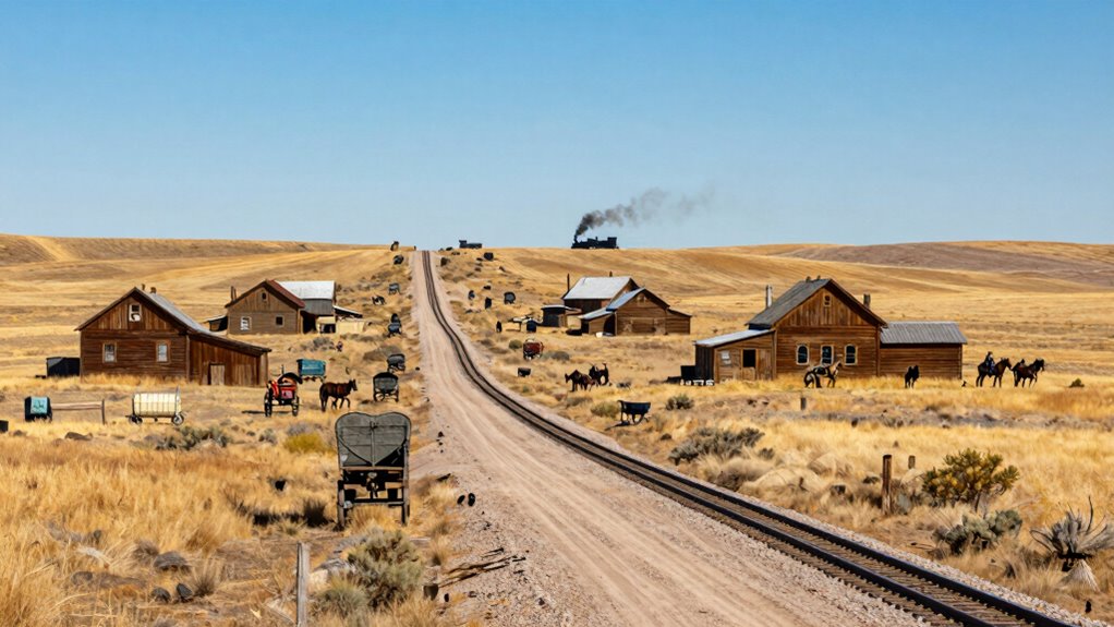 railroads and settlements development