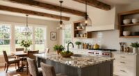 ranch kitchens foster social gatherings