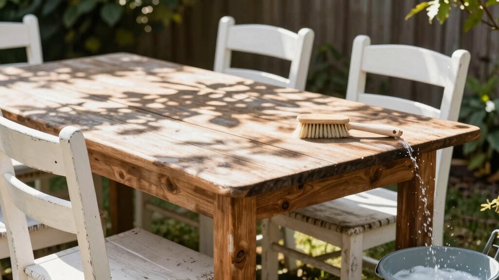 regular outdoor furniture maintenance