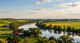 river valleys boost farming