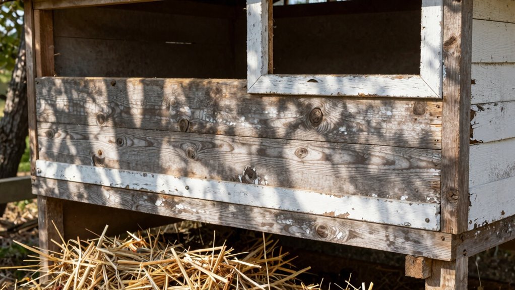 secure ventilated chicken shelter
