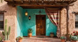 southwestern home entrances design