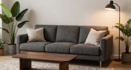 subtle cohesive furniture arrangement