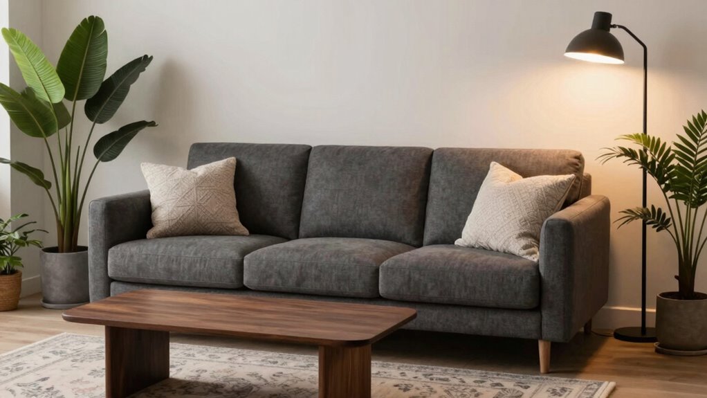 subtle cohesive furniture arrangement