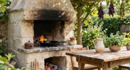 traditional outdoor cooking areas