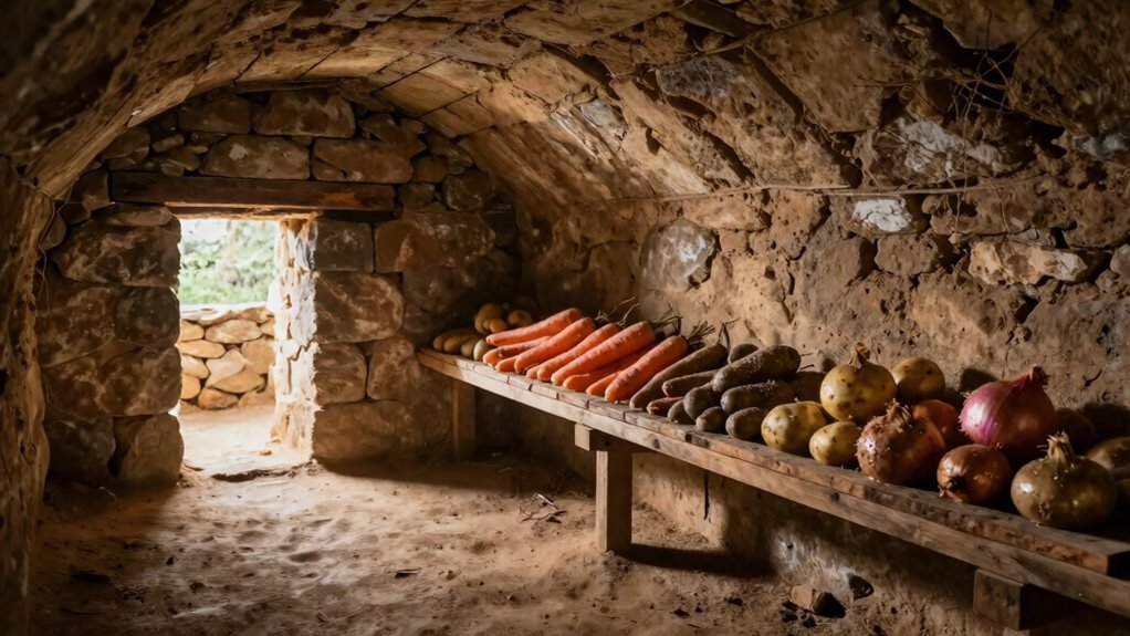underground insulated ventilated storage