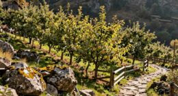 valuable mountain orchard patches