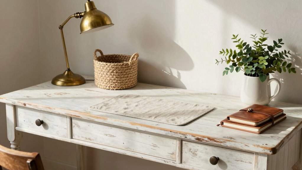 vintage natural cozy workspace