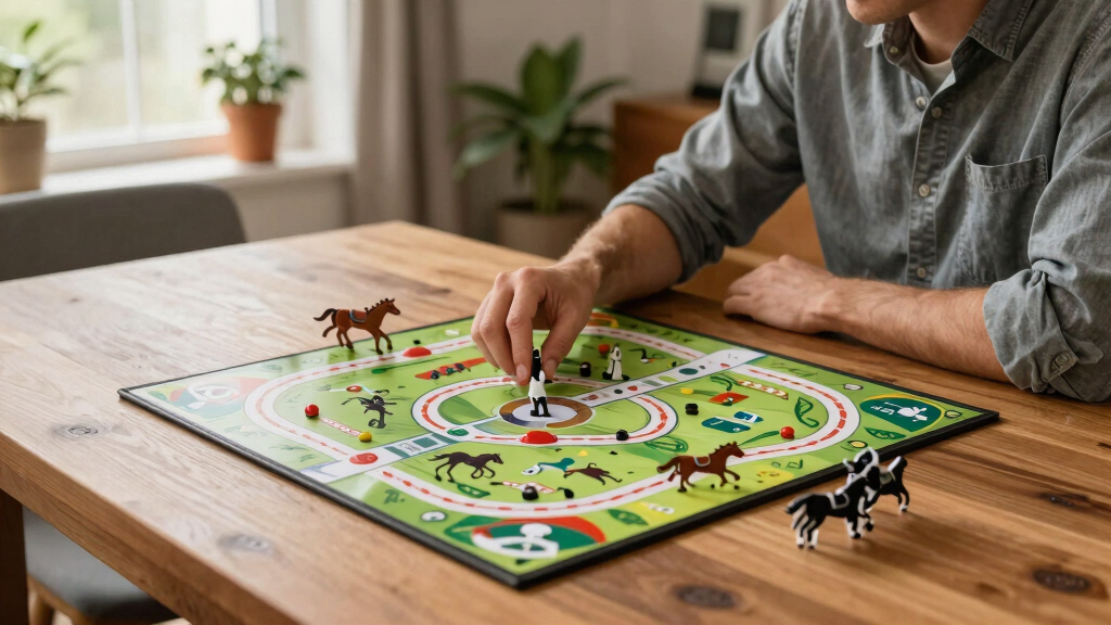 My new obsession: A horse-racing board game of pure luck