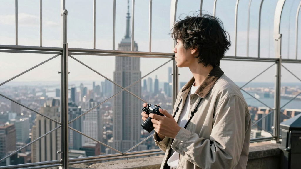 Couple On Empire State Building