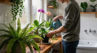 This DIYer Turned Their Ordinary Bathroom Into A Lush Secret Garden Paradise