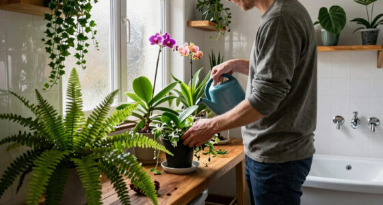 This DIYer Turned Their Ordinary Bathroom Into A Lush Secret Garden Paradise