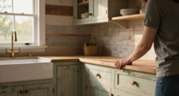 A Vintage Farmhouse Makeover Made These ’80S Kitchen Cabinets Unrecognizable