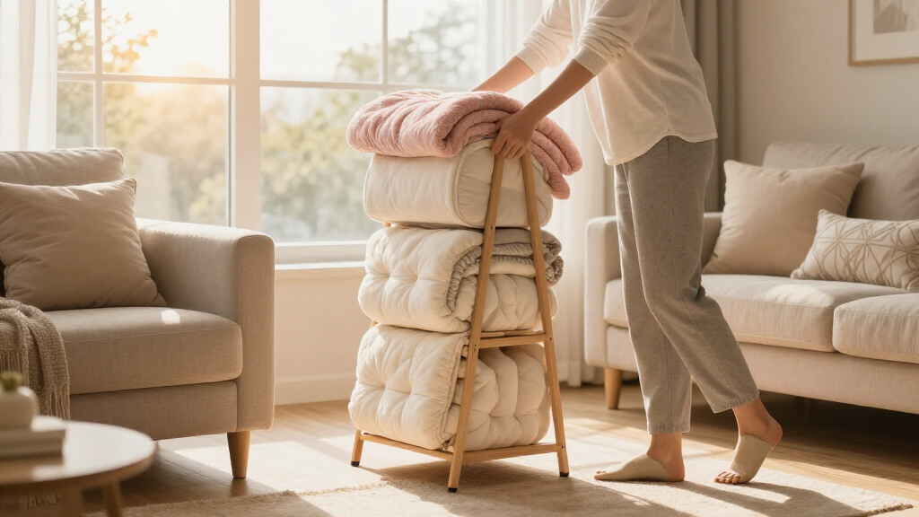 Aldi's Best-Selling Blanket Storage Ladder Is Finally Back