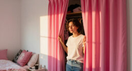 I Ditched My Closet Doors For $60 Pleated Curtains (See Why!)