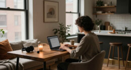Podcaster Amanda Hirsch’s NYC Apartment Feels Like A Quiet, Hotel-Like Escape From The City