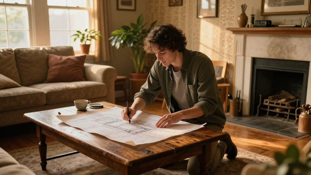 They Used Their Home's Original 1960S Blueprints To Bring It Back To Life