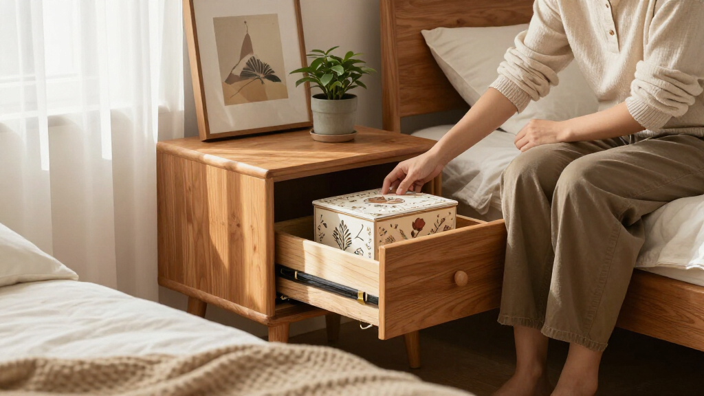 This Gorgeous Nightstand Gives Me Almost As Much Storage As A Small Dresser