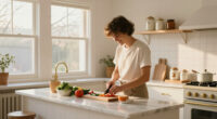 This Kitchen Was Straight Out Of The '70S Until A Cozy All-White Redo