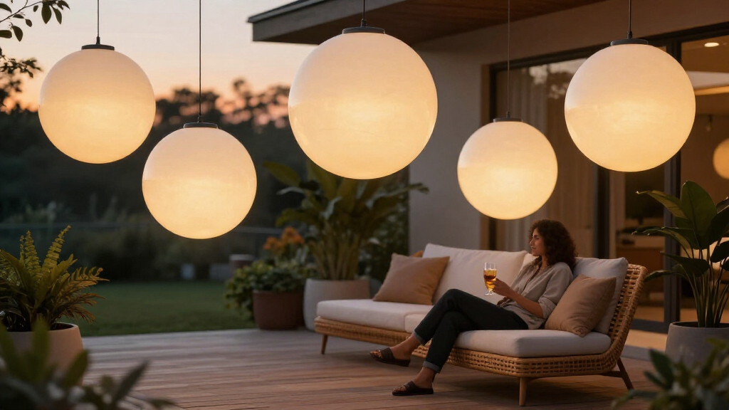 Upgrade Your Patio With These Oversized Smart Sphere Lights