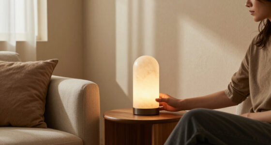 Walmart's New $25 Travertine-Look Lamp Looks Shockingly High-End