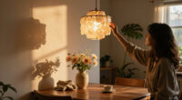 Capiz Shell Is The Lighting Trend That Will Make Your Home Feel Softly Romantic