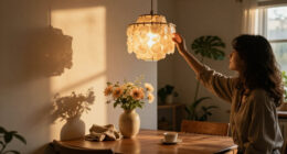 Capiz Shell Is The Lighting Trend That Will Make Your Home Feel Softly Romantic