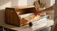 Not Drawers Or Caddies: The Thrifted Item That Keeps Parchment Paper & Tinfoil Organized