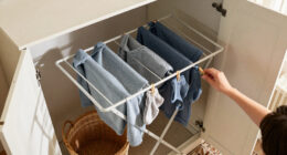 This Laundry Cupboard Hack Is The Smartest Way To Dry Your Clothes This Winter