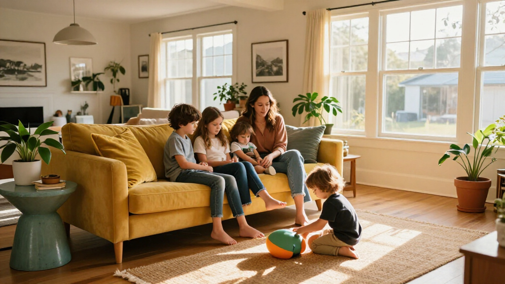 This Small But Impactful Sunshine-Yellow Five-Person Family Home In Berkeley, California, Has A Strict No-Gray Policy
