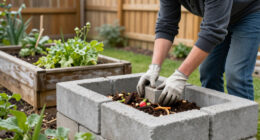 Use Concrete Blocks For A Durable Alternative To A Compost Bin